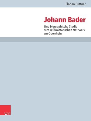 cover image of Johann Bader